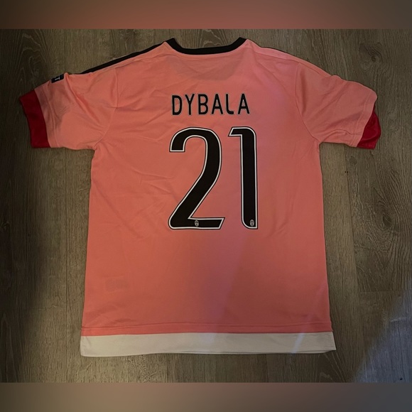 Dybala Pink Juventus Soccer Jersey - Picture 2 of 2